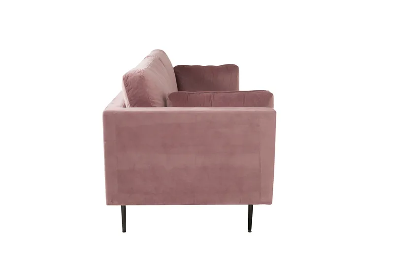Boom 3-seters Sofa - Rosa - Møbler - Sofaer - Fløyel sofaer