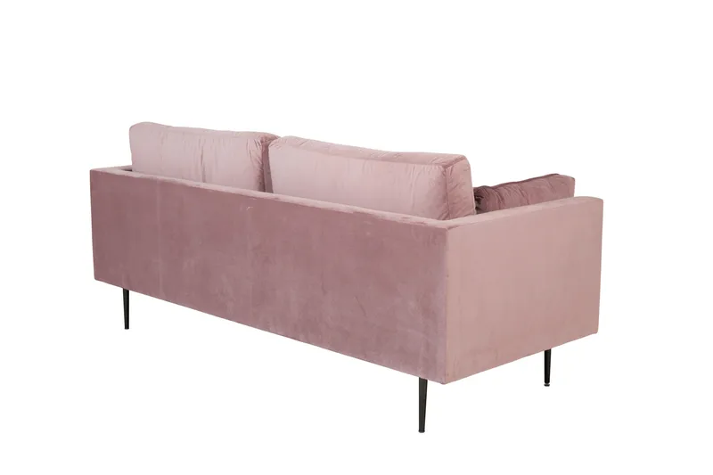 Boom 3-seters Sofa - Rosa - Møbler - Sofaer - Fløyel sofaer