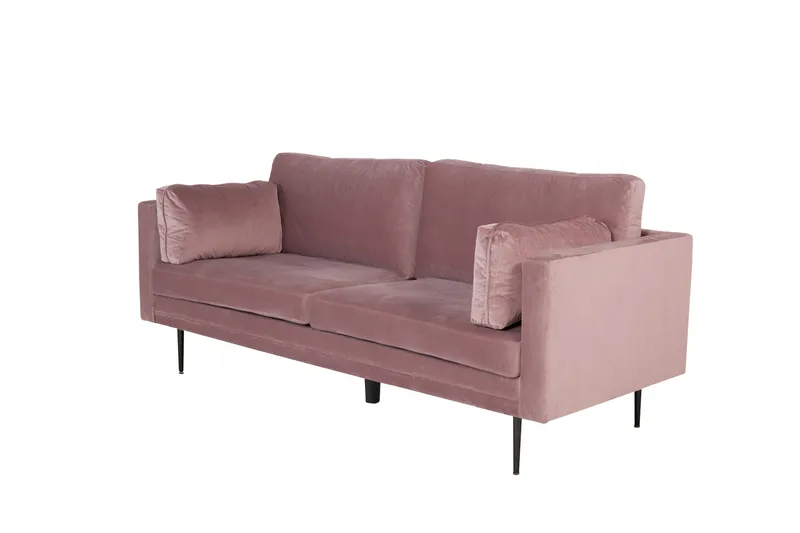 Boom 3-seters Sofa - Rosa - Møbler - Sofaer - Fløyel sofaer