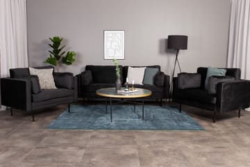 Boom 3-seters Sofa - Svart - Møbler - Sofaer - Fløyel sofaer