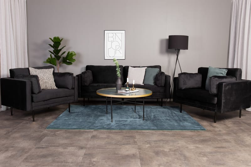Boom 3-seters Sofa - Svart - M�øbler - Sofaer - Sofa 3 seter