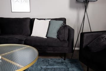 Boom 3-seters Sofa - Svart - Møbler - Sofaer - Fløyel sofaer