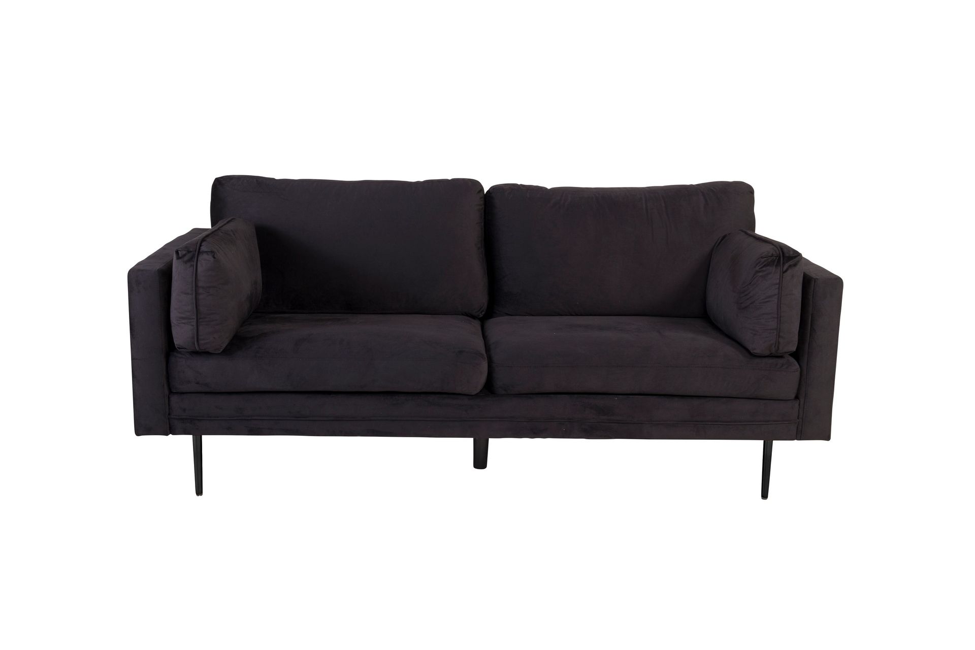 Boom 3-seters Sofa - Svart - Møbler - Sofaer - Fløyel sofaer