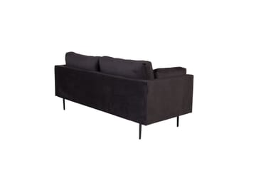 Boom 3-seters Sofa - Svart - Møbler - Sofaer - Fløyel sofaer