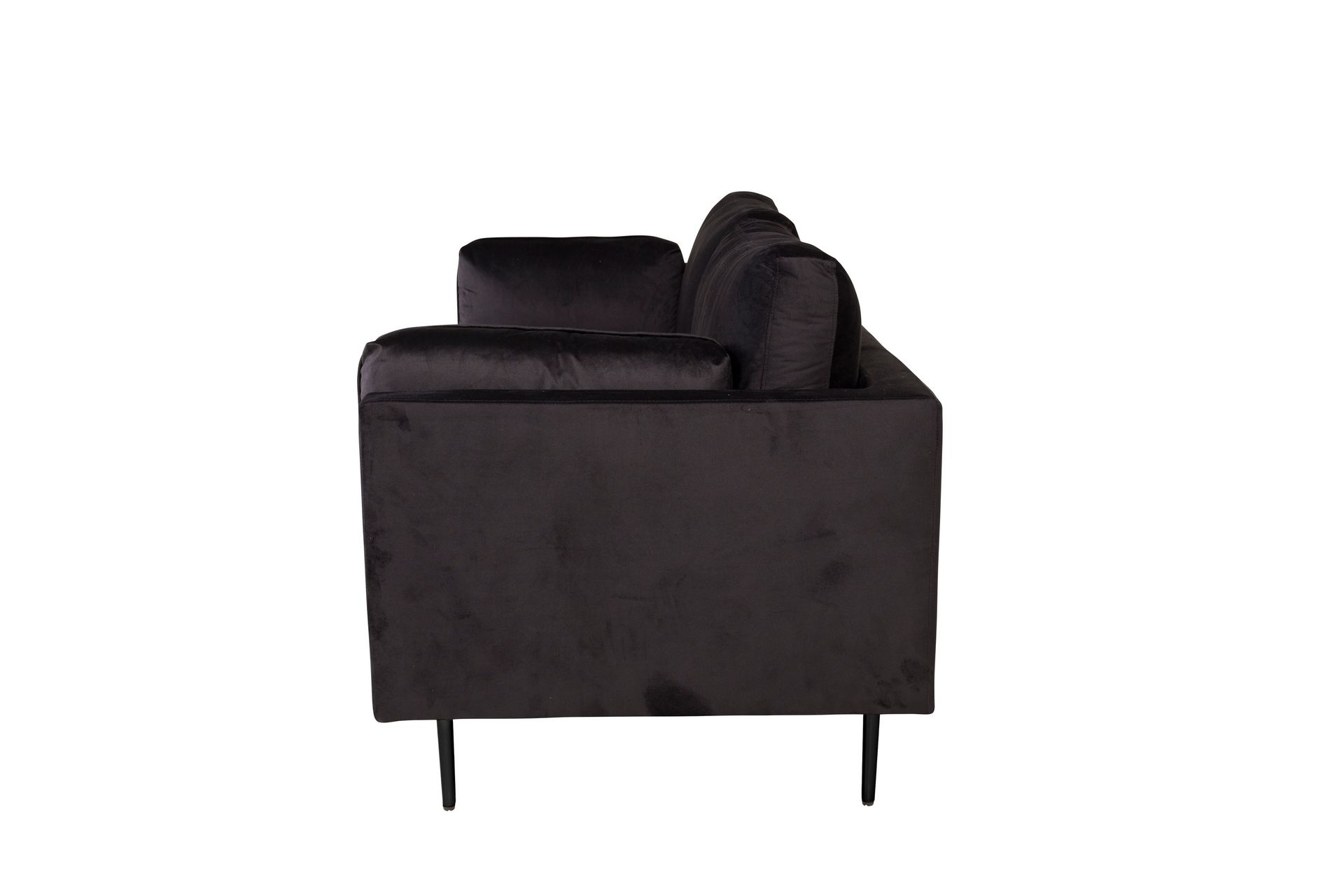 Boom 3-seters Sofa - Svart - Møbler - Sofaer - Fløyel sofaer