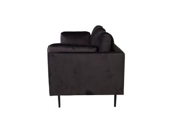 Boom 3-seters Sofa - Svart - Møbler - Sofaer - Fløyel sofaer