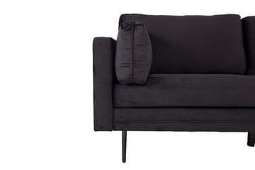 Boom 3-seters Sofa - Svart - Møbler - Sofaer - Fløyel sofaer