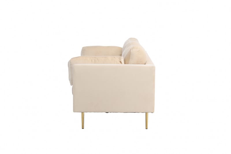 Boom Fløyelssofa 3-seter - Beige - Møbler - Sofaer - Fløyel sofaer