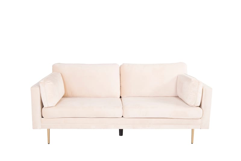 Boom Fløyelssofa 3-seter - Beige - Møbler - Sofaer - Fløyel sofaer