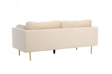 Boom Fløyelssofa 3-seter - Beige - Møbler - Sofaer - Fløyel sofaer