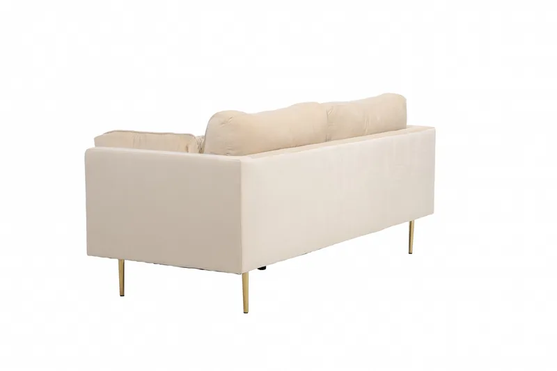 Boom Fløyelssofa 3-seter - Beige - Møbler - Sofaer - Fløyel sofaer