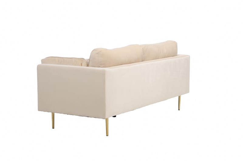 Boom Fløyelssofa 3-seter - Beige - Møbler - Sofaer - Fløyel sofaer