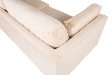 Boom Fløyelssofa 3-seter - Beige - Møbler - Sofaer - Fløyel sofaer