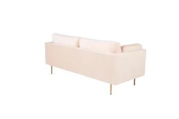 Boom Fløyelssofa 3-seter - Beige - Møbler - Sofaer - Fløyel sofaer