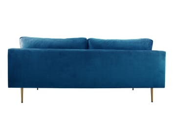Boom Fløyelssofa 3-seter - Blå - Møbler - Sofaer - Sofa 3 seter