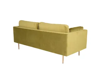 Boom Fløyelssofa 3-seter - Grønn - Møbler - Sofaer - Fløyel sofaer