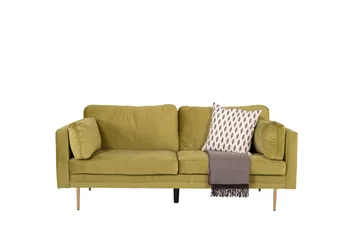 Boom Fløyelssofa 3-seter - Grønn - Møbler - Sofaer - Fløyel sofaer