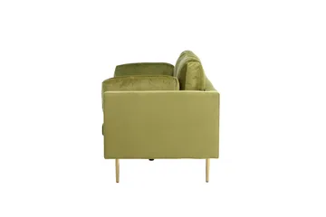 Boom Fløyelssofa 3-seter - Grønn - Møbler - Sofaer - Fløyel sofaer