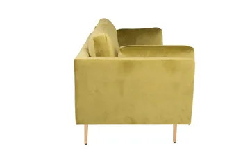 Boom Fløyelssofa 3-seter - Grønn - Møbler - Sofaer - Fløyel sofaer