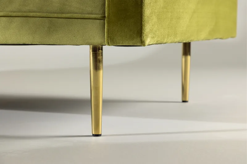 Boom Fløyelssofa 3-seter - Grønn - Møbler - Sofaer - Fløyel sofaer