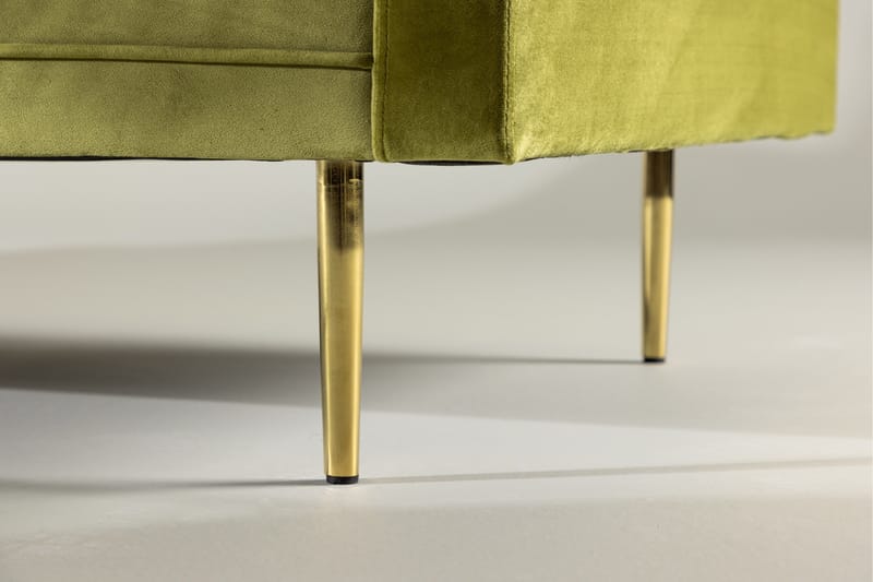 Boom Fløyelssofa 3-seter - Grønn - Møbler - Sofaer - Fløyel sofaer