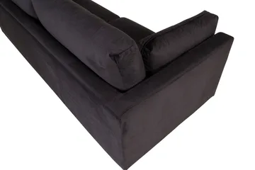 Boom Fløyelssofa 3-seter - Svart - Møbler - Sofaer - Fløyel sofaer