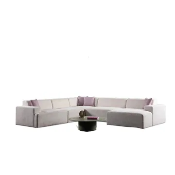 Branorin 6-seters Hjørnesofa - Kremhvit - Møbler - Sofaer - Hjørnesofa