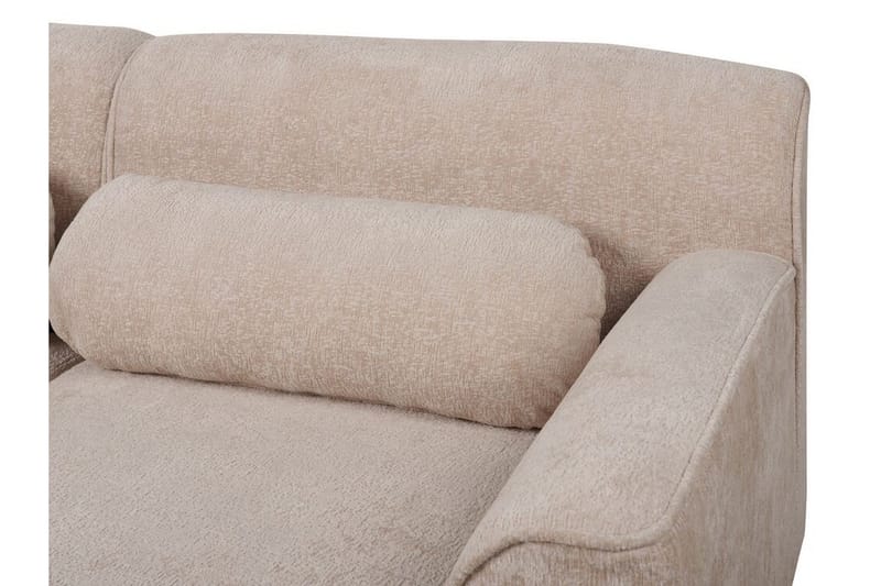 Bree Hjørnesofa 3-seter - Beige/Lyst tre - Møbler - Sofaer - Sovesofaer