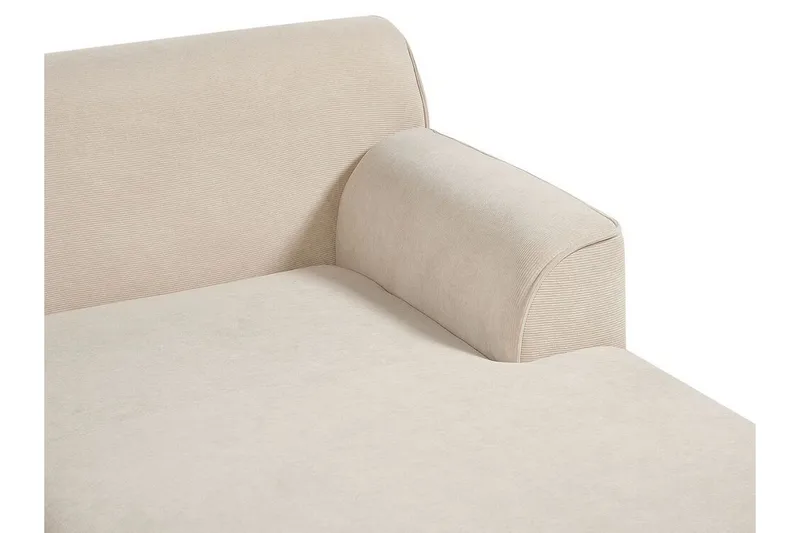 Bree Hjørnesofa 3-seter - Beige/Lyst tre - Møbler - Sofaer - Sovesofaer