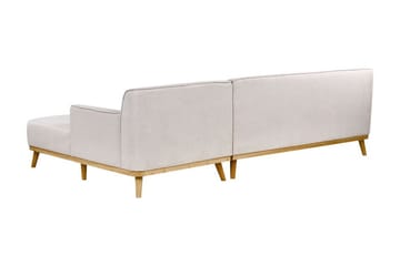 Bree Hjørnesofa 3-seter - Grå/Lyst tre - Møbler - Sofaer - Sovesofaer
