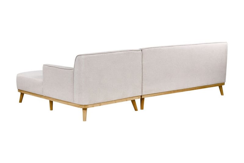 Bree Hjørnesofa 3-seter - Grå/Lyst tre - Møbler - Sofaer - Sovesofaer