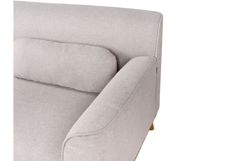 Bree Hjørnesofa 3-seter - Grå/Lyst tre - Møbler - Sofaer - Sovesofaer