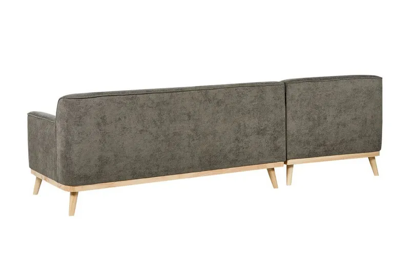 Bree Hjørnesofa 3-seter - Grønn/Lyst tre - Møbler - Sofaer - Sovesofaer