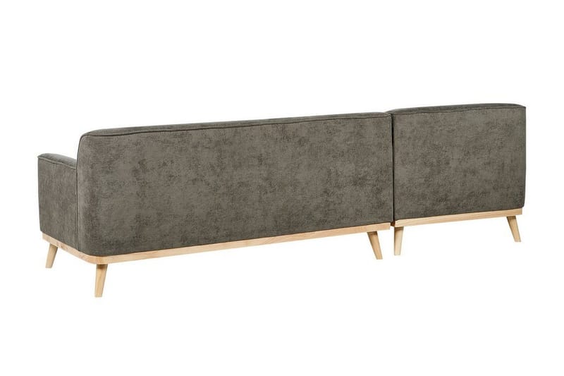 Bree Hjørnesofa 3-seter - Grønn/Lyst tre - Møbler - Sofaer - Sovesofaer