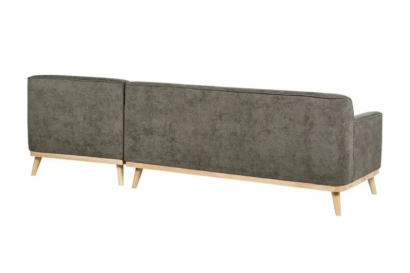 Bree Hjørnesofa 3-seter - Grønn/Lyst tre - Møbler - Sofaer - Sovesofaer