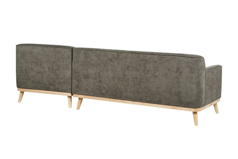 Bree Hjørnesofa 3-seter - Grønn/Lyst tre - Møbler - Sofaer - Sovesofaer