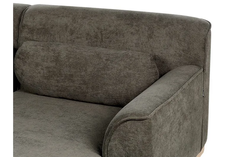 Bree Hjørnesofa 3-seter - Grønn/Lyst tre - Møbler - Sofaer - Sovesofaer