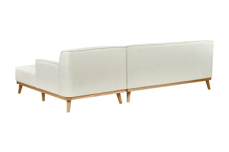 Bree Hjørnesofa 3-seter - Hvit/Lyst tre - Møbler - Sofaer - Sovesofaer