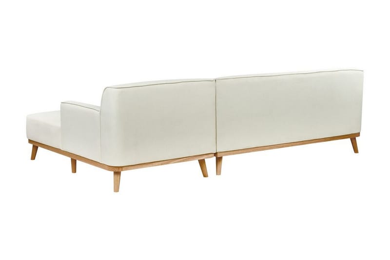 Bree Hjørnesofa 3-seter - Hvit/Lyst tre - Møbler - Sofaer - Sovesofaer