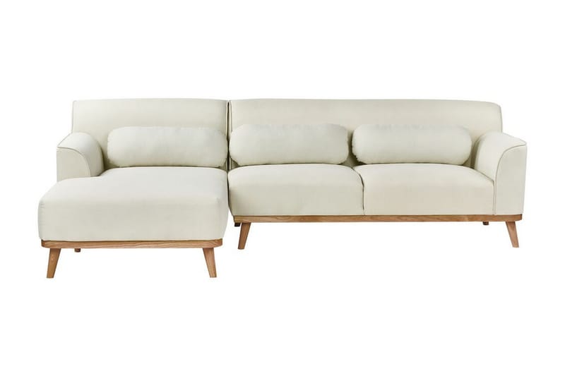 Bree Hjørnesofa 3-seter - Hvit/Lyst tre - Møbler - Sofaer - Sovesofaer
