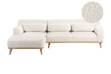 Bree Hjørnesofa 3-seter - Hvit/Lyst tre - Møbler - Sofaer - Sovesofaer