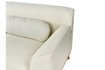 Bree Hjørnesofa 3-seter - Hvit/Lyst tre - Møbler - Sofaer - Sovesofaer