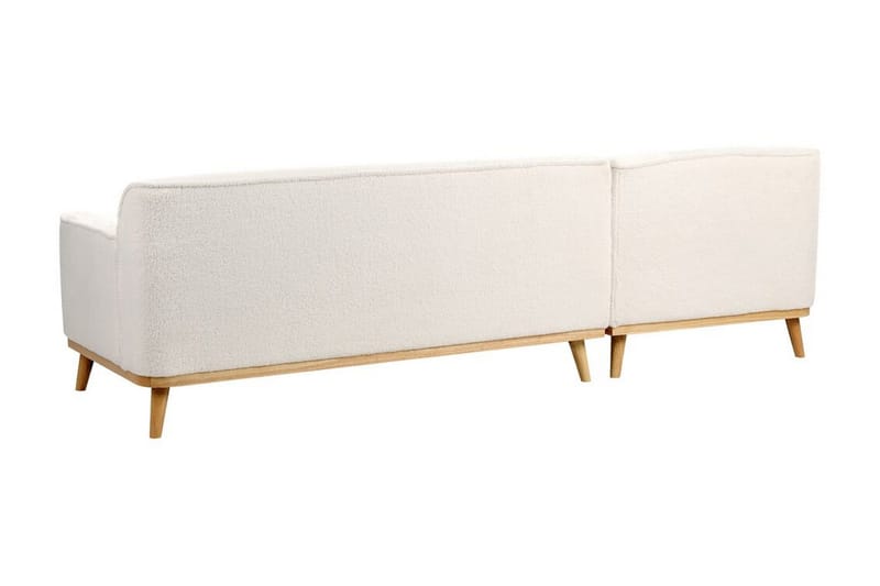 Bree Hjørnesofa 3-seter - Hvit/Lyst tre - Møbler - Sofaer - Sovesofaer