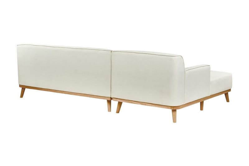 Bree Hjørnesofa 3-seter - Hvit/Lyst tre - Møbler - Sofaer - Sovesofaer