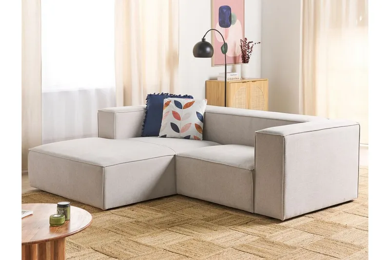 Britt Hjørnesofa 2-seter - Beige - Møbler - Sofaer - Hjørnesofa