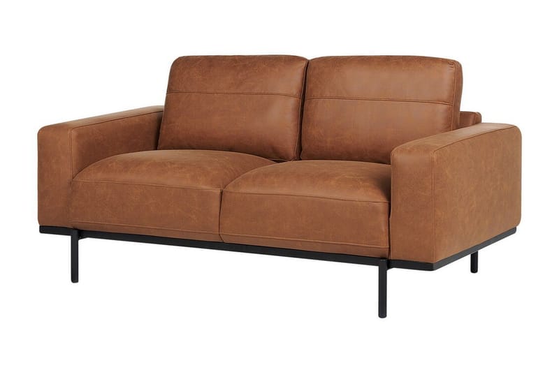 Bruna Sofa 2-seter - Brun - Møbler - Sofaer - Skinnsofaer