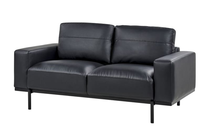 Bruna Sofa 2-seter - Svart - Møbler - Sofaer - Skinnsofaer