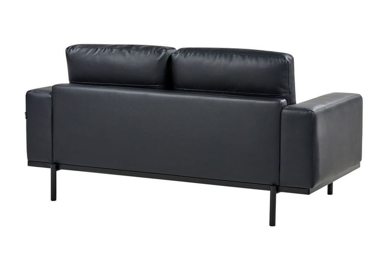 Bruna Sofa 2-seter - Svart - Møbler - Sofaer - Skinnsofaer