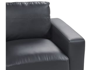 Bruna Sofa 2-seter - Svart - Møbler - Sofaer - Skinnsofaer