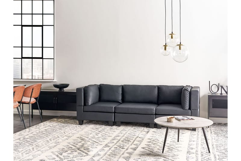 Buck Sofa 3-seter - Svart - Møbler - Sofaer - Sofa 3 seter